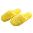 thumbnail image 4 of LEORX 1 Pair Slippers For Men EVA Yellow Warm Indoor Shoes For Men, 4 of 8