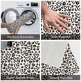 thumbnail image 3 of Rateoe Heart Leopard Pattern Flannel Door Mat Indoor Outdoor Entrance, Waterproof All-Weather Doormat,Fade Resistant, Low Profile Entryway Mat 16x24in, 3 of 7