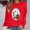 Red halloween print sweatshirt women a8, variant on thefmos Women's Long Sleeve Pullover Sweatshirt Halloween Print Lightweight Solid Color Casual Top Trendy Spooky Season Outfit, Red 2XL
