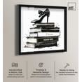 thumbnail image 2 of Classic Book Stack Shadowbox Print Fashion Art Prints by Art Remedy, Black Frame, 40 x 40, 2 of 7