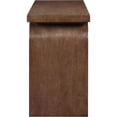 thumbnail image 4 of Meridian Furniture Westbourne Brown Oak Veneer Console Table, 4 of 14