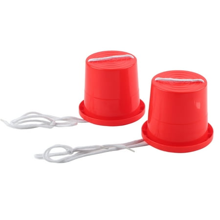 

1 Pair of Children Stilts Shoes Interactive Walking Toy for Balance Coordination TrainingRed