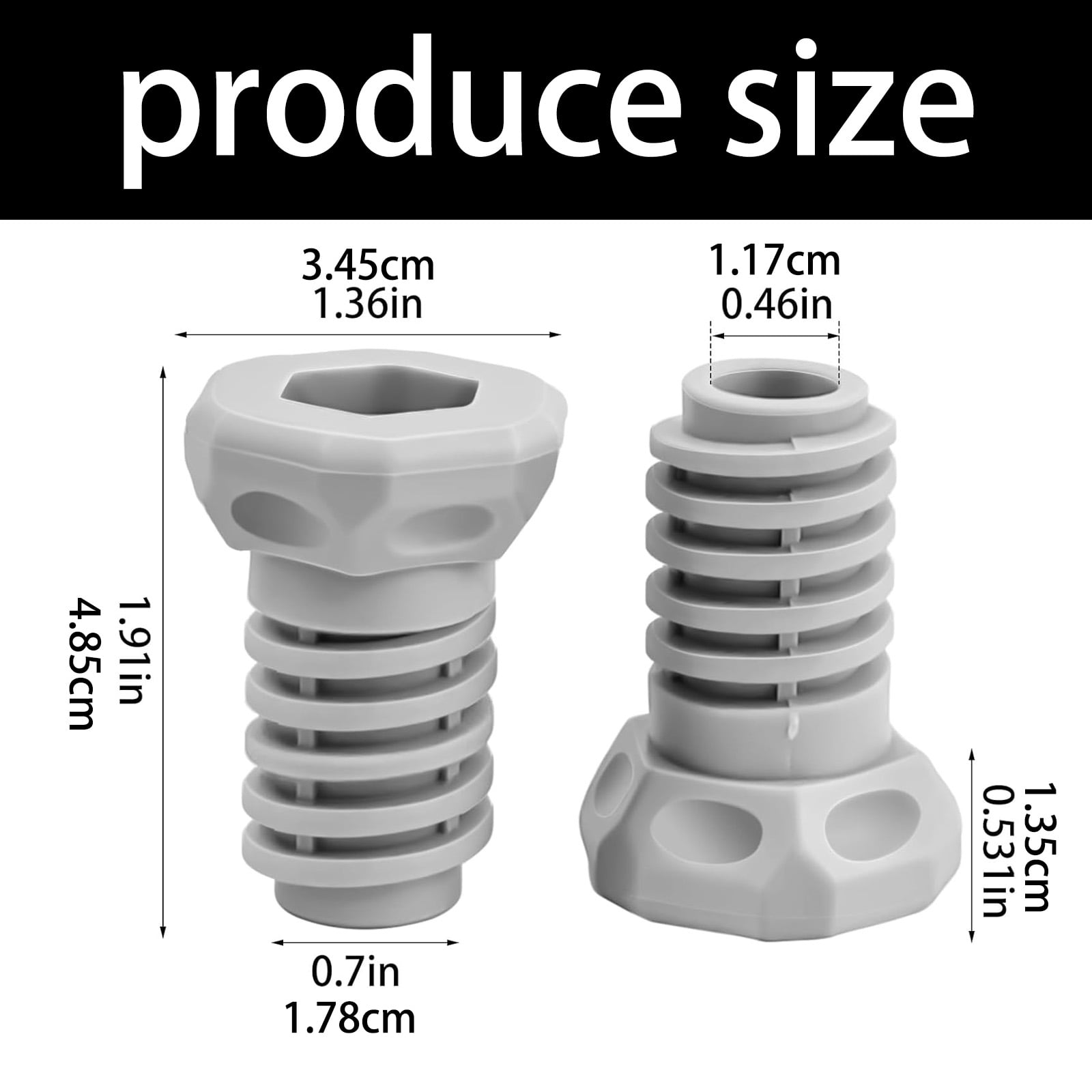 4Pcs DC61-03128A Dryer Stacking Set Wear Resistant Dryer Feet Replacement Plastic Leveling Legs for Leveling Stability