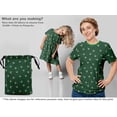 thumbnail image 6 of oneOone Cotton Cambric Green Fabric Christmas Quilting Supplies Print Sewing Fabric By The Yard 56 Inch Wide, 6 of 6