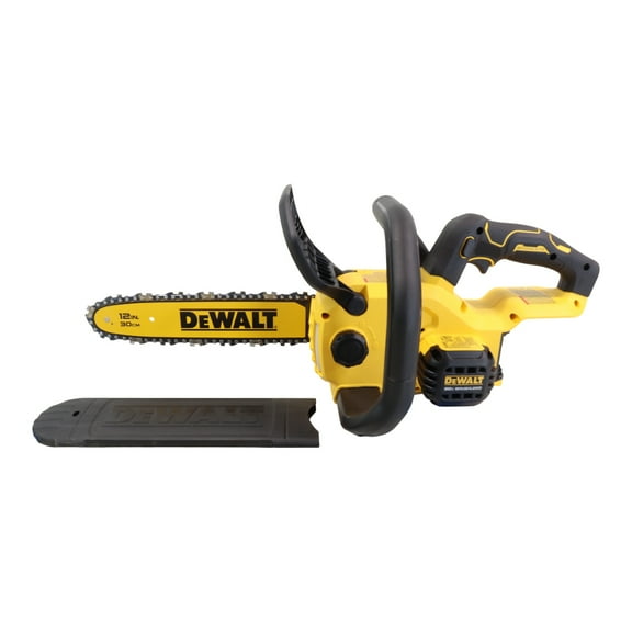 DEWALT 20V MAX* Compact 12 in. Brushless Cordless Chainsaw with Low-Kickback Bar and Chain, Gas-Free Operation for Pruning and Cutting, Battery and Charger Sold Separately (DCCS621B Bare Tool Only)