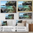thumbnail image 4 of Designart "Rocky Archways Rocky Beach painting I" Nautical & Beach Wall Art Living Room, 4 of 5