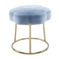 thumbnail image 1 of Sabine Accent Vanity Stool, Blue, 1 of 8