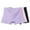 Purple+Light Pink+Black, variant on Gfyviroh Cotton Boxer Underwear for Women Comfortable Plus Size Ribbed Panties High-rise Thin Breathable Boyshort Panties,3 Pack,XL-6XL