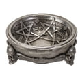 thumbnail image 2 of Gothic Winged Skulls Pentagramatron Supernatural Magical Talismans Trinket Dish, 2 of 9
