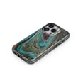 thumbnail image 3 of DesignSkinz Scratch-Resistant Hard Slim Case Compatible with iPhone 16 Plus (Compatible with MagSafe) - Swirling Dark Acrylic Marble, 3 of 9