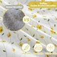 thumbnail image 3 of Twin Size Sheet Set Paisley Printed Bed Sheets for Single Bed Piece Microfiber Fitted Sheet with ” Deep Pocket & Straps Patterned Bedding Sheets & Pillowcase Set, 3 of 8