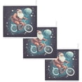 thumbnail image 7 of SKYSONIC 5 PCS Retro Space Santa Claus Baby Muslin Washcloths, Merry Christmas Face Towel Burp Cloths Ultrasoft Absorbent Cotton Bath Wipes Towels for Newborn Boys Girls, 7 of 7