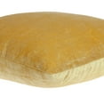 thumbnail image 4 of Parkland Collection Danbury Transitional Yellow Solid Pillow Cover With Poly Insert, 4 of 6