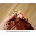 thumbnail image 4 of Simple Retro Storage Bag New Leather Drawstring Coin Purse Small Purses Wallets for Women Man Leather Coin Pouch Change Purse Mini Coin Purse Keychain Wallet Mens Coin Pouch (Brown), 4 of 5