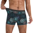 thumbnail image 3 of Mens Underwear Boxer Briefs - Jellyfish Pattern No.9028 Comfort Breathable men's boxer briefs with Flex Waistband, 3 of 7