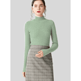 thumbnail image 2 of Sueter Mujer Cuello Unitalla Alto Manga Larga Sueteres Casual Sweater, 2 of 5
