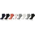 thumbnail image 3 of Reebok Women's Breathable Low-Cut Polyester Socks, (8-Pack), 3 of 3