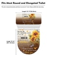 thumbnail image 6 of HELLHERO Stylish Gifts Toilet Seat Covers Fits All Toilet Shapes Elastic Edge for Indoor Home, 6 of 6