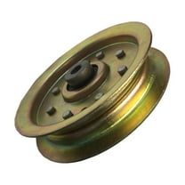 80-91-043 FLAT IDLER PULLEY 3/8" X 4-1/2" replaces MTD / CUB CADET 756-05042 756-4129, 753-08171