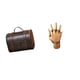 thumbnail image 1 of Joyero vintage de madera, organizador, , caja de almacenamiento decorativa para anillos, joyería corporal, escultura de mano, hogar, d, 1 of 8