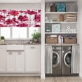thumbnail image 3 of LALILO Kitchen Curtain Valance Beautiful Street With Colourful Rod Pocket Window Curtain 52"x 18" Set of 2, 3 of 7