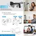 thumbnail image 4 of Webcam 1080P with Microphone, Fapreit USB PC Webcam Full HD Web Cameras for Computers Desktop Webcam, Plug and Play, Auto-Focus Web Camera for Video Calling, Conferencing, Recording, Gaming, 4 of 10