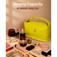 thumbnail image 3 of Bolsa de maquillaje Vogewood personalizada con asa de piel sintética impermeable, 3 of 7