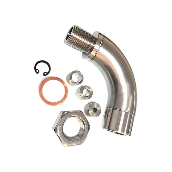 MELIVO Exhaust Catalytic Converter M18X1.5 J-Style Oxygen Defouler Sensor