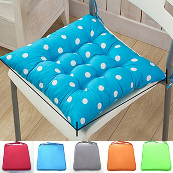Cheers US Chair Cushion with Ties for Dining Chairs Non Slip Kitchen Dining Chair Pad and Seat Cushion with Machine Washable Cover