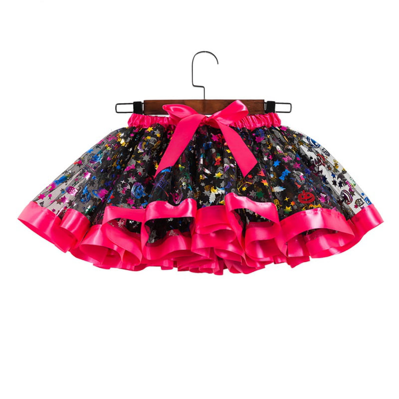Xmas White Minnie Red White Dot FULL Pettiskirt Skirt Dance Tutu Dress Girl 1-8Y 