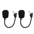 thumbnail image 2 of Gaming Mic, 2 PCS Detachable Microphone Gold Plated Plug Wind Foam Cover  for Computer PC Gaming Headset, 2 of 7
