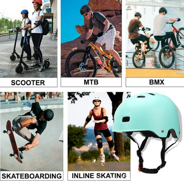 Casque Enfant Multi-sports – ABS + EPS – 11 Aérations – Taille Réglable – Pour Vélo, Skate, Roller – De 3 à 13 Ans
