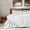 Geometric Diamonds, variant on Sleep Zone Full/Queen Comforter Set, 3Pcs Natural Branches Embroidered Stripes Luxury Hotel Lightweight Down Alternative Duvet Insert