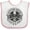White and Pink, variant on Inktastic Future Biker Like Dad Boys Baby Bib