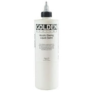 Golden Acryl Med 16 Oz Glaze Liquid Satin