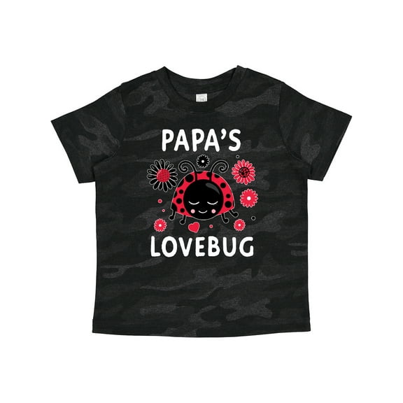 Inktastic Valentine's Day Papa's Lovebug Boys or Girls Toddler T-Shirt
