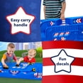 thumbnail image 2 of Simplay3 Carry and Go Track Table for Play Cars, Trucks, and Trains, Red White and Blue, 2 of 8