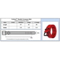 thumbnail image 3 of Gelante Canvas Double Grommet Hole Belt - Red, M, 3 of 3