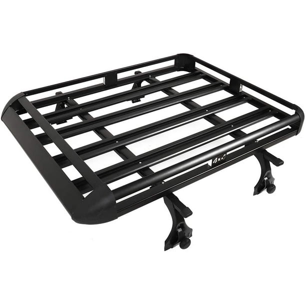 CCIYU Roof Rack Crossbar 48" Rain Gutters Mounts Crossbars + Cargo