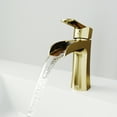 thumbnail image 3 of VIGO Paloma Single Handle Single-Hole Bathroom Faucet in Matte Brushed Gold, 3 of 13