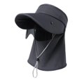thumbnail image 2 of de lente Borde ancho y elegante para acampar en bicicleta de vacaciones al aire libre deportes al aire libre Gris oscuro, 2 of 8