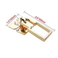 thumbnail image 3 of Utopia Alley 10pcs Steffi Cabinet Ring Pull Knob - Decorative Cabinet Drop Pull Knobs for Cabinets and Drawers - Vintage Cabinet Hardware with Hand Finished Polished Gold -Pull Knobs 2.5", 3 of 7