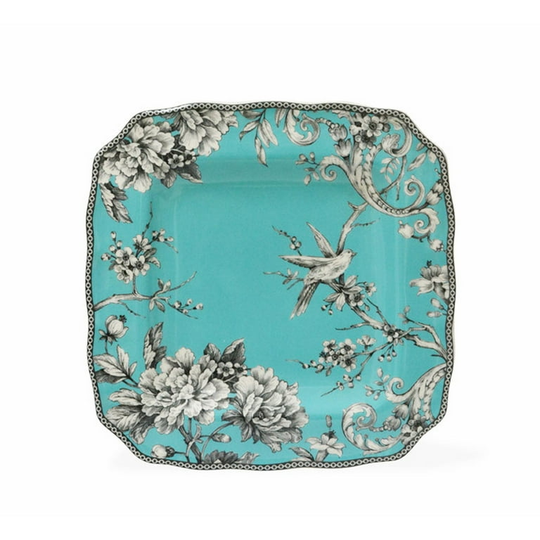222 FIFTH フィフス　 ハイビスカス　プレート　2枚 222 Fifth Floral Dishware - Adelaide Square Porcelain