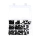 thumbnail image 1 of Tornillos para Parabrisas Unique Bargains, compatibles con la mayoría de las motocicletas, reemplazo para Yamaha, Kawasaki, BMW, Suzuki, Honda, Dirt Bike, Aluminio, Goma, Negro, 1 of 6