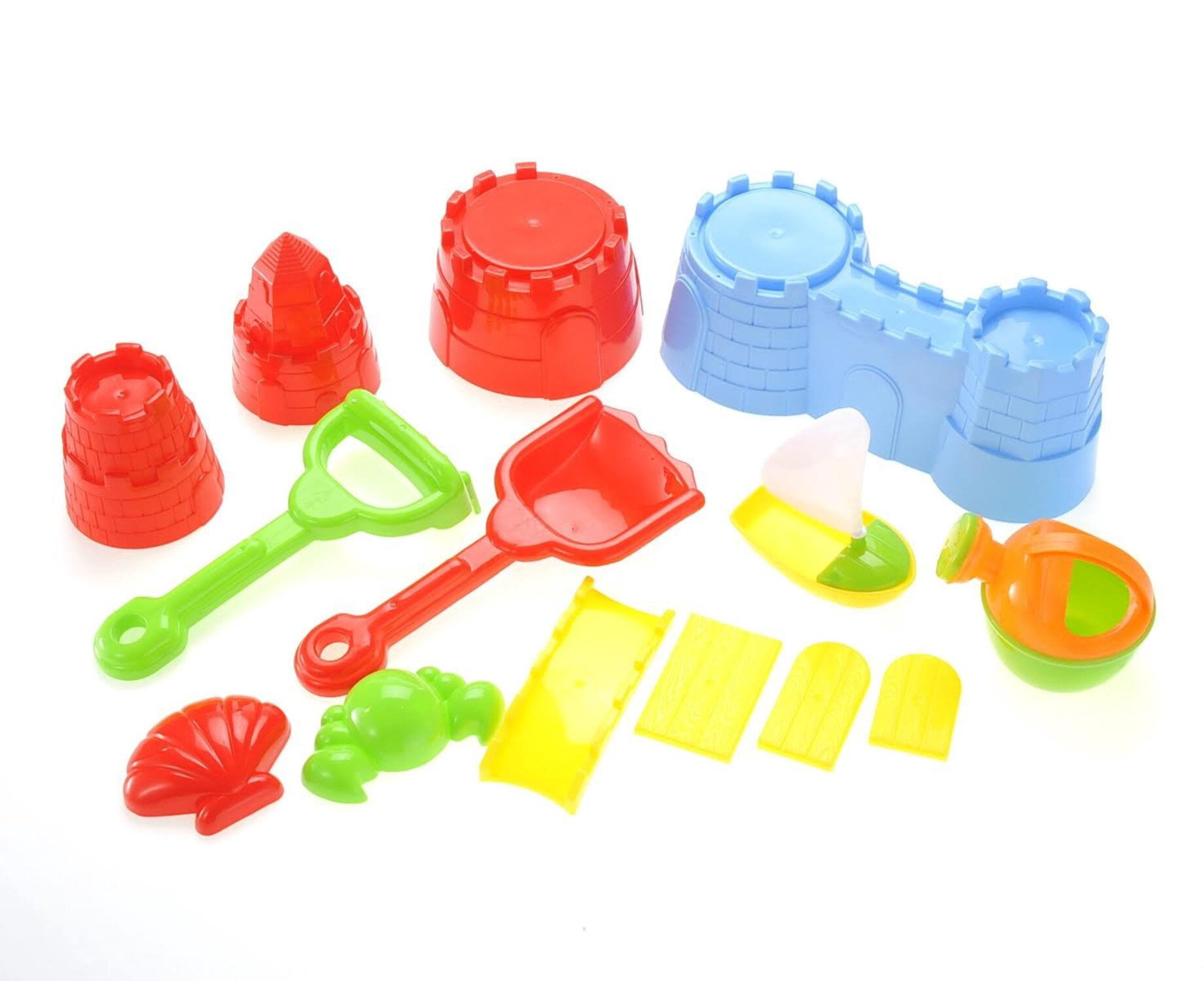 Sandbox Castle 2-In-1 Sand And Water Table W/Beach Playset