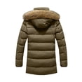thumbnail image 4 of Gibobby Chamarras para hombre Chamarra de Invierno con Capucha para Hombre, chamarra cortavientos ligero para hombre(Verdemilitary,G), 4 of 4