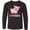 AB-Black, variant on Inktastic I Love Piggies Cute Pig Long Sleeve Youth T-Shirt