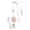 Pink, variant on Pink Camellia Curtain Tiebacks - Soft Fabric Construction, Pearl Tying Cord Design, Adjustable Length, Durable Curtain Accessory for Home & Living Room, Sheer Curtain Decor, Pink, 1pc