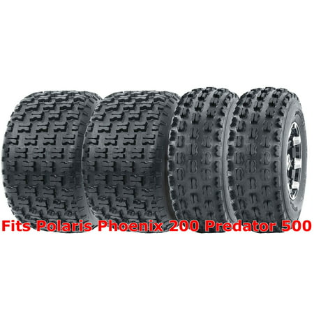 Set 4 WANDA Sport ATV Tires 21x7-10 & 20x10-9 Polaris Phoenix 200 Predator (Best Tires For Chrysler 200)