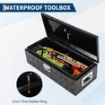 thumbnail image 2 of Yiwa Boîte à Outils en Aluminium sous le Corps, Rangement Robuste pour Lit de Camionnette et Remorque, 2 of 6